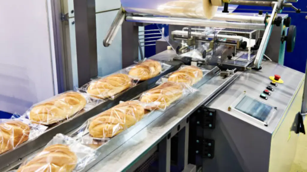 Packing machine for loaves bread